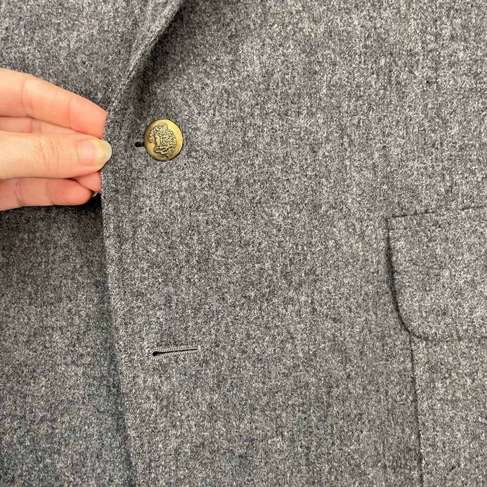Pendleton Gray Wool Blazer - image 6